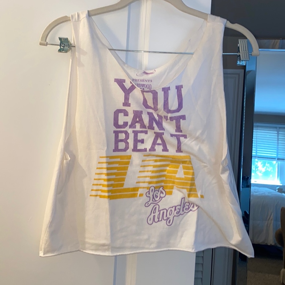 LA Lakers Cropped Shirt